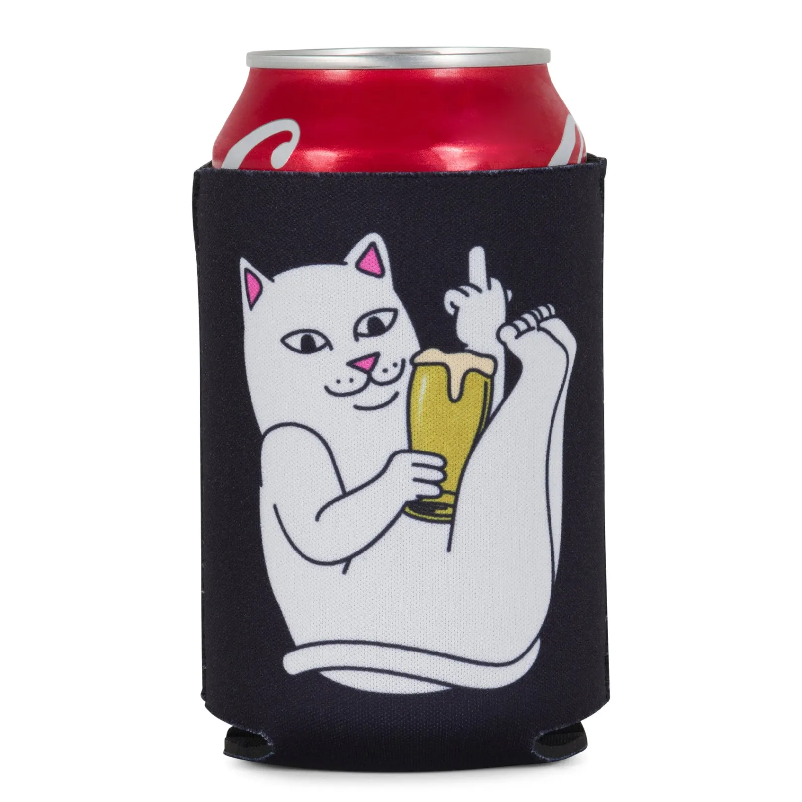 Tippy Nerm Beer Koozie (Black)<Ripndip Fashion