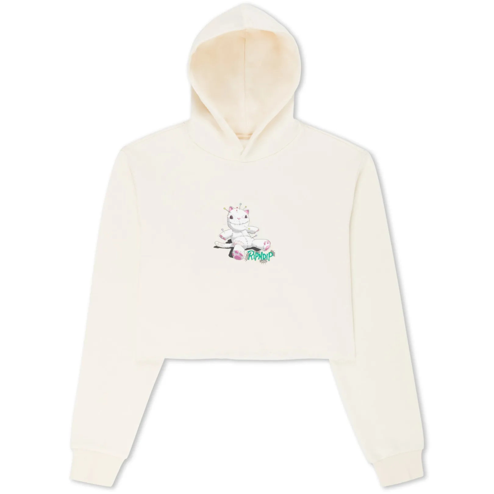 Travis Cropped Hoodie (Natural)<Ripndip Cheap