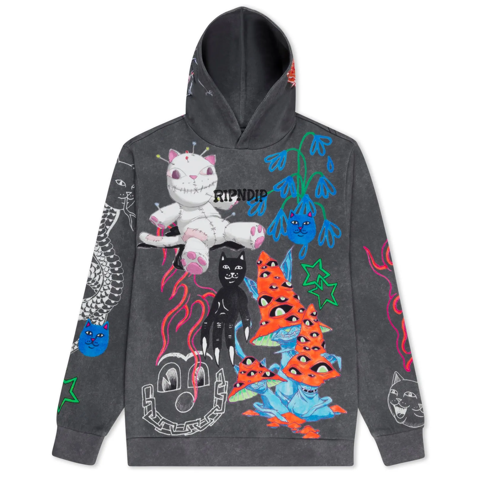 Travis Hoodie (Charcoal)<Ripndip Best