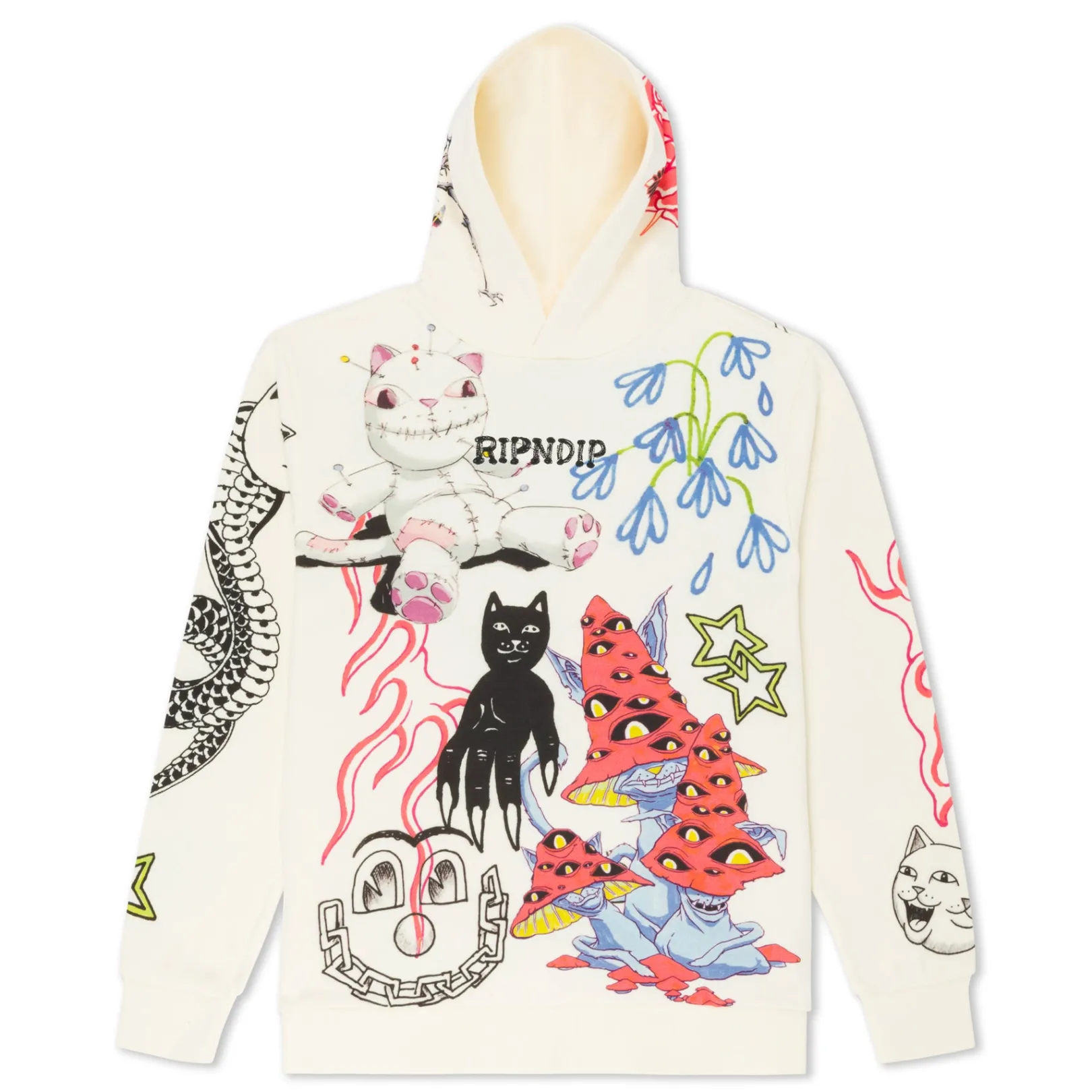 Travis Hoodie (Off White)<Ripndip Best