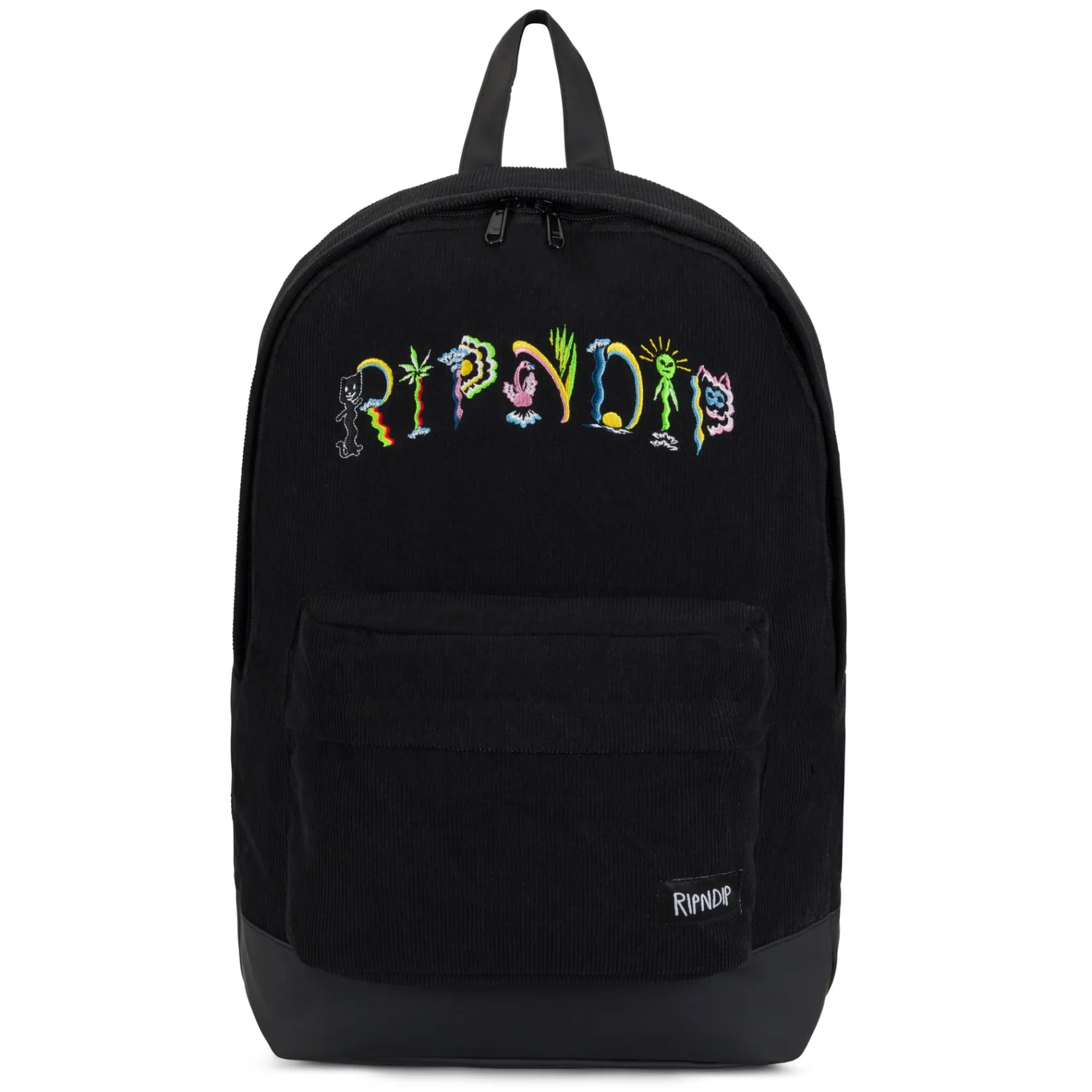 Venice Corduroy Backpack (Black)<Ripndip Outlet