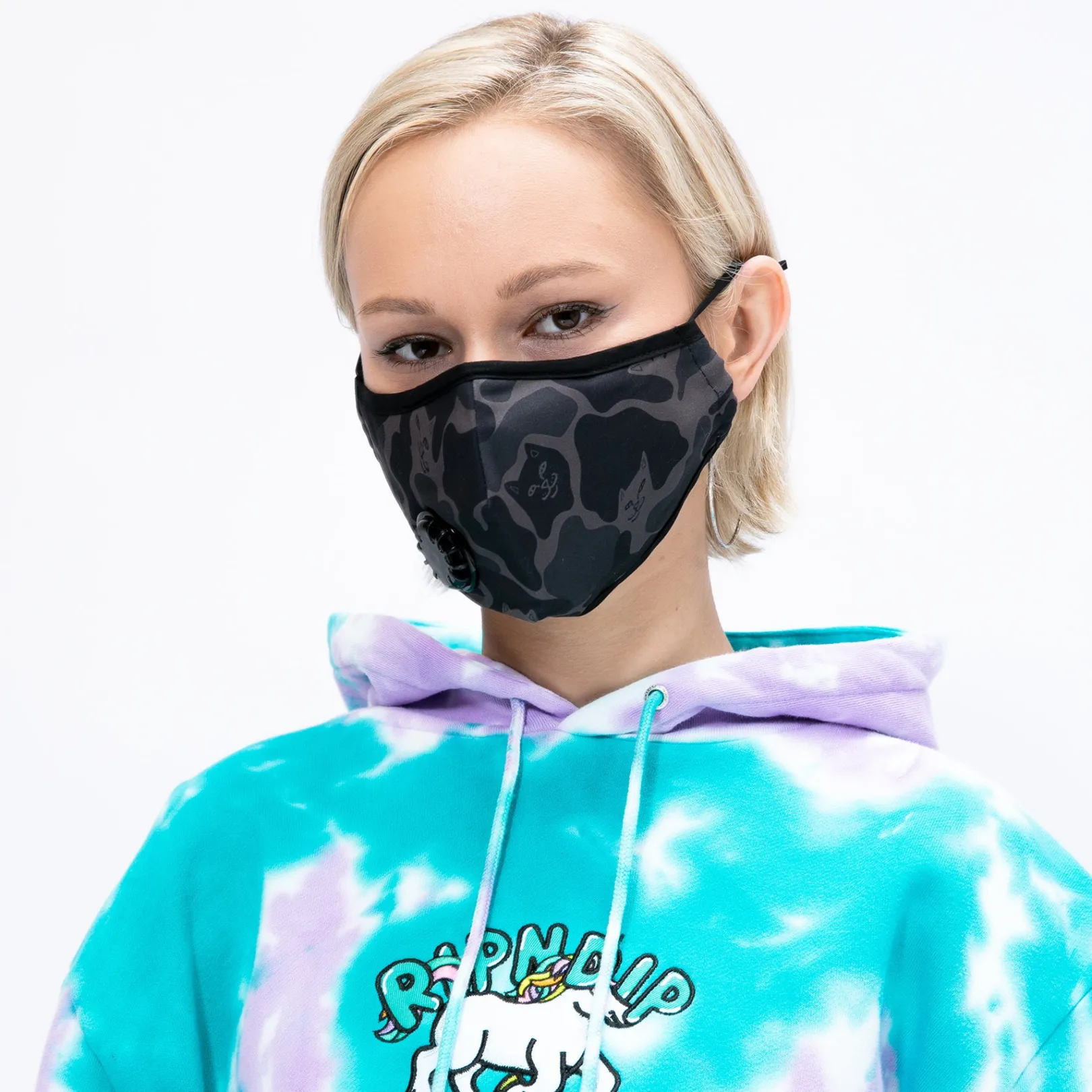 Ventilator Face Mask (Blackout Camo)<Ripndip Clearance