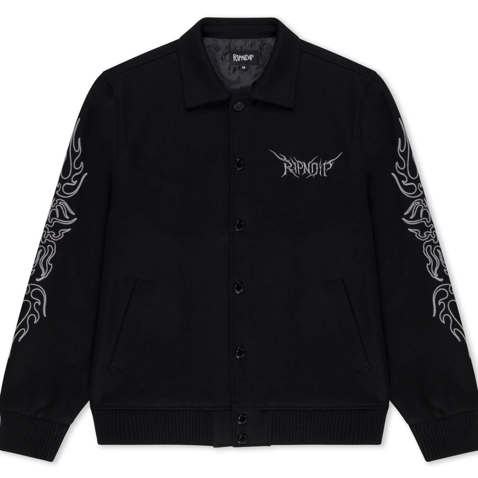 Volt Varsity Jacket (Black)<Ripndip Online