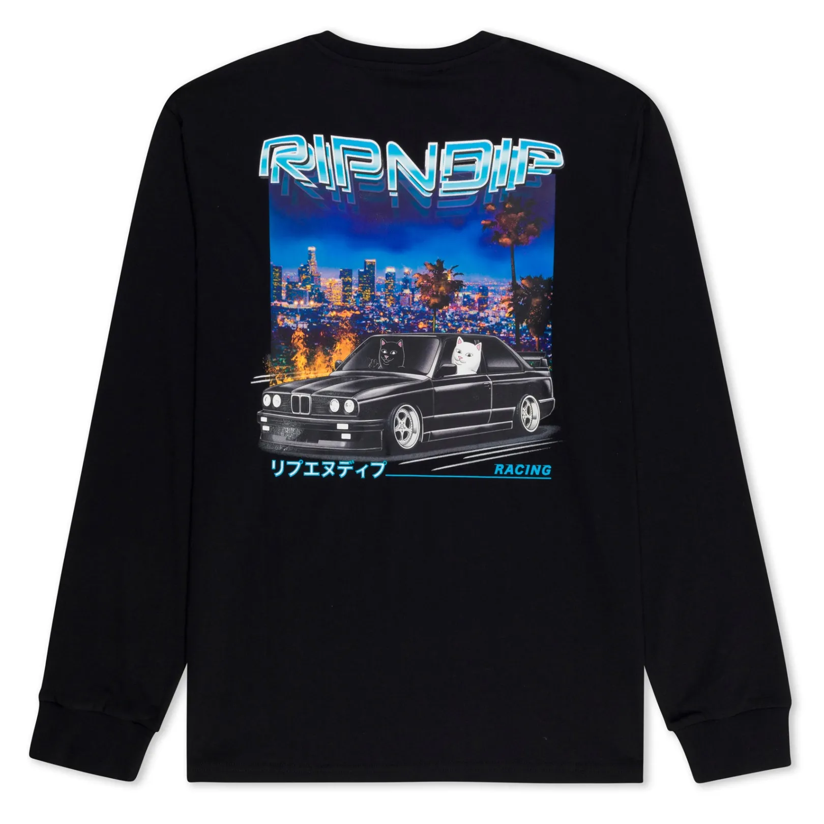 Vroom Vroom Long Sleeve (Black)<Ripndip Best