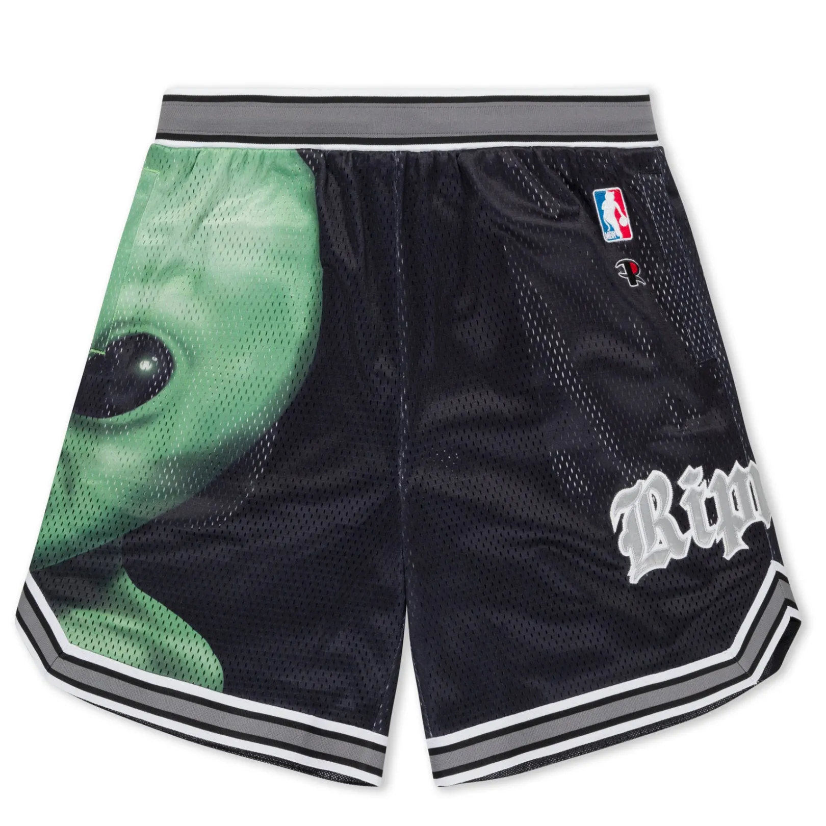 We Come In Peace Basketball Shorts (Black)<Ripndip Clearance