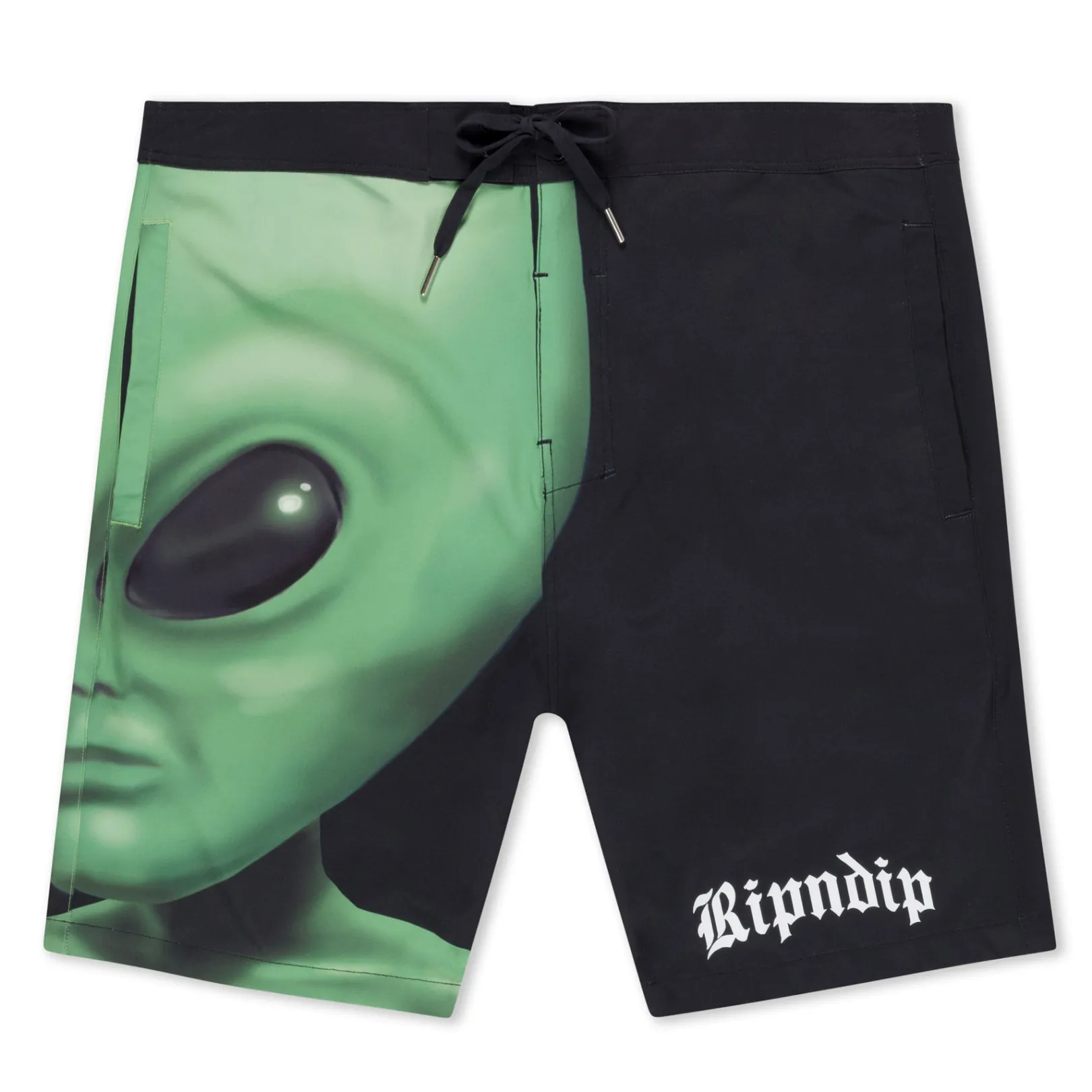 We Come In Peace Swim Shorts (Black)<Ripndip Hot