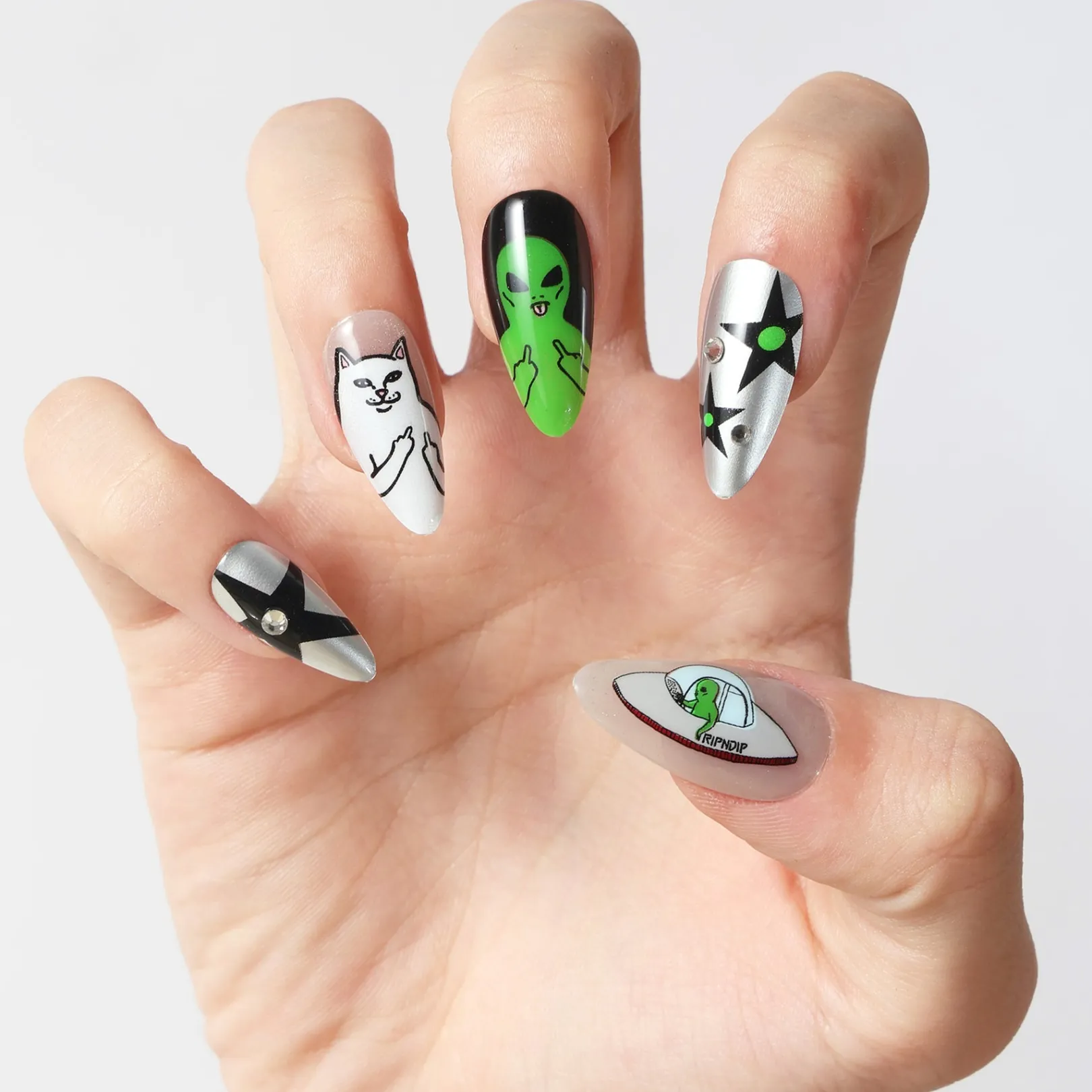 We Out Here Press On Nail Set<Ripndip Online