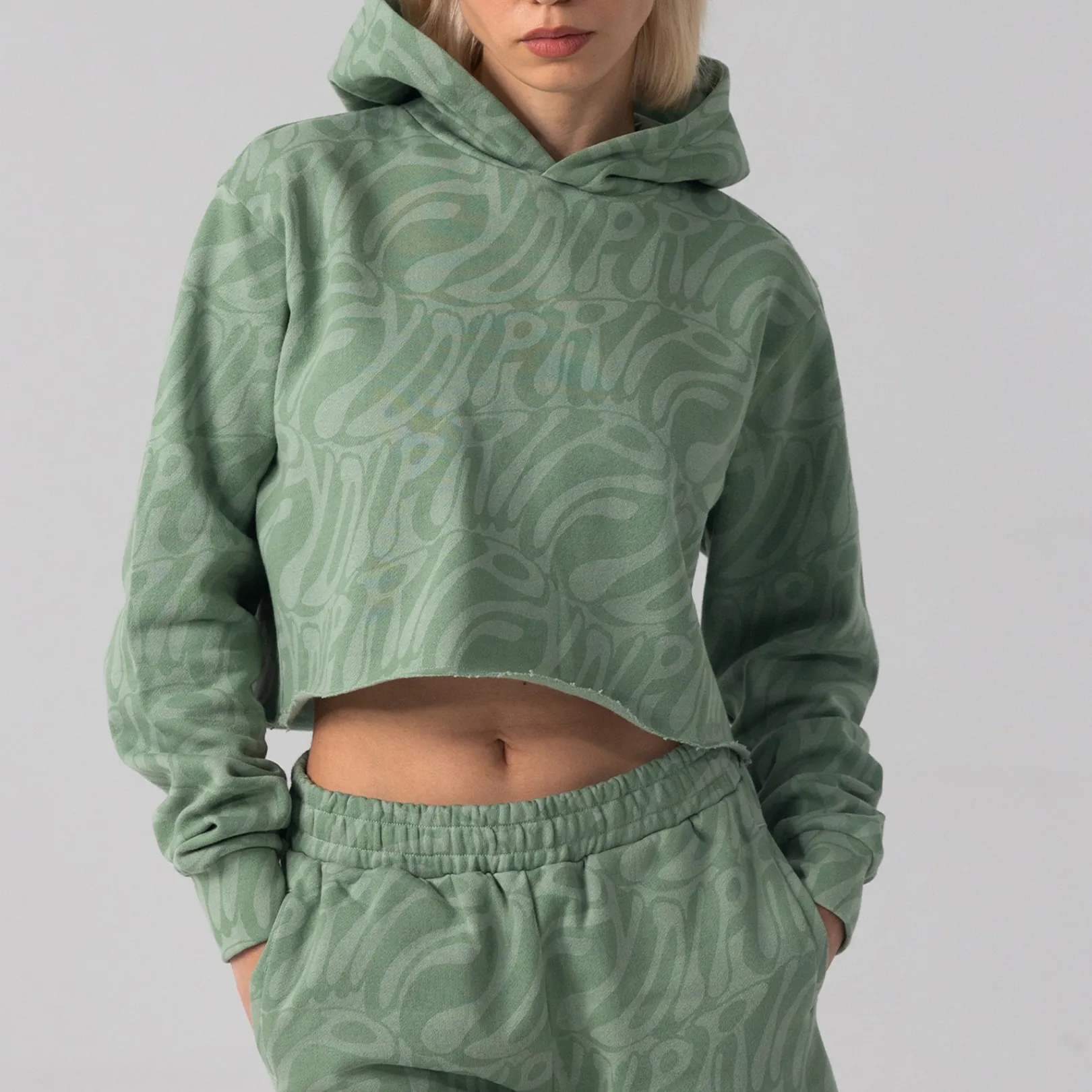 Wilshire Cropped Hoodie (Pine)<Ripndip Flash Sale