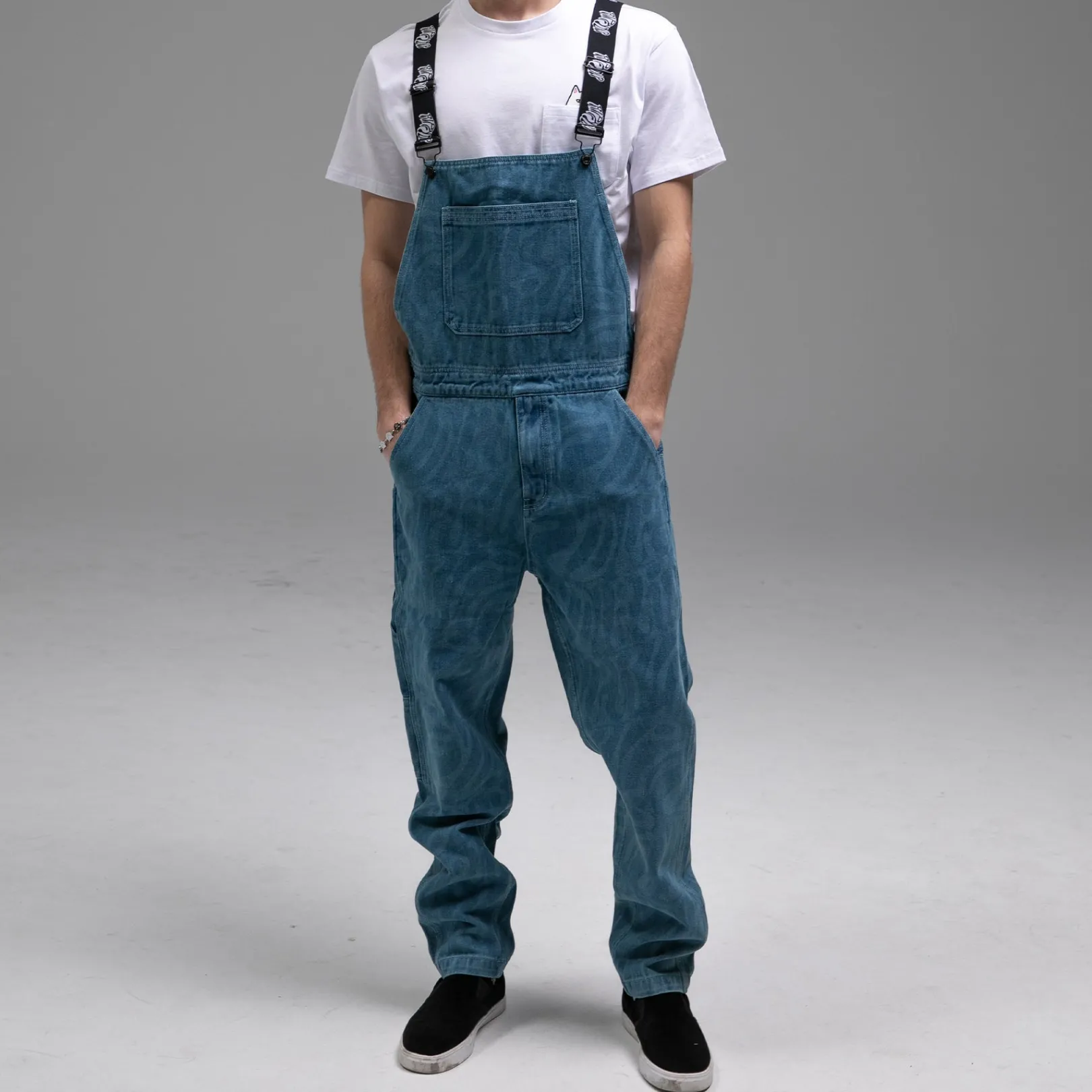 Wilshire Denim Overalls (Medium Wash)<Ripndip Flash Sale