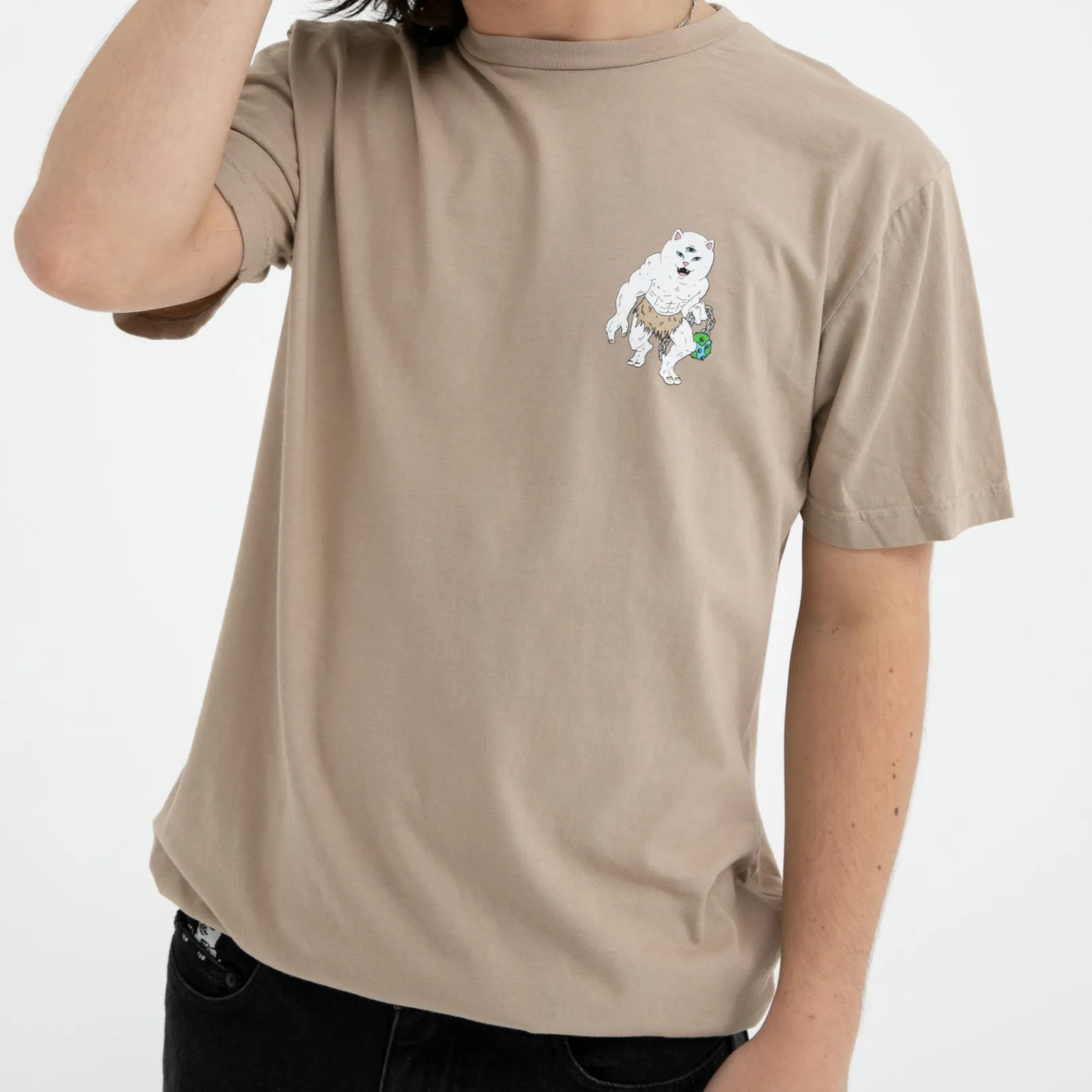 X Nerm Tee (Almond)<Ripndip Hot