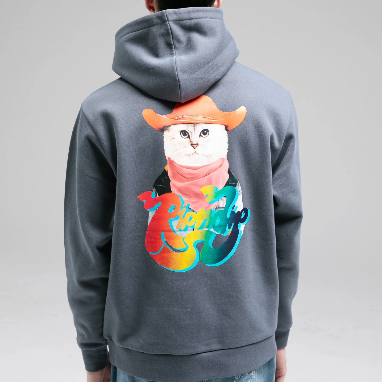 Yee Haw Hoodie (Storm Blue)<Ripndip New