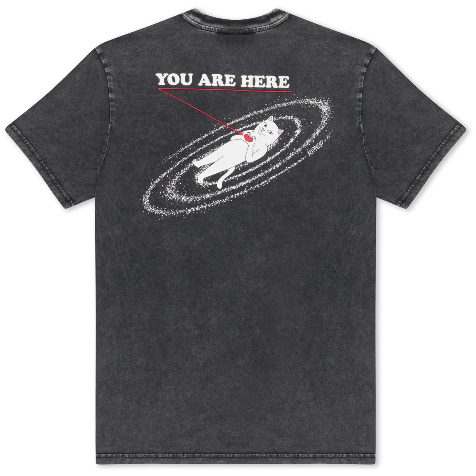 You Are Here Tee (Black)<Ripndip New